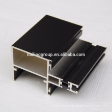 Anodisiertes schwarzes Aluminium-Strangpressprofil